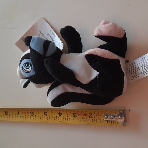 Disney Store Mini Bean Bag Flower Bambi new with tags - Picture 6 of 6